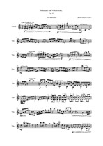 Sonatine für Violine solo